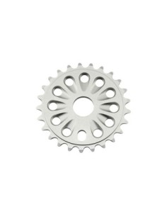 Alloy Chainring 6061-T6 1/2 X 1/8 25t Silver.